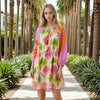 Soul Kathrine AMBER ORANGE PALM Dresses