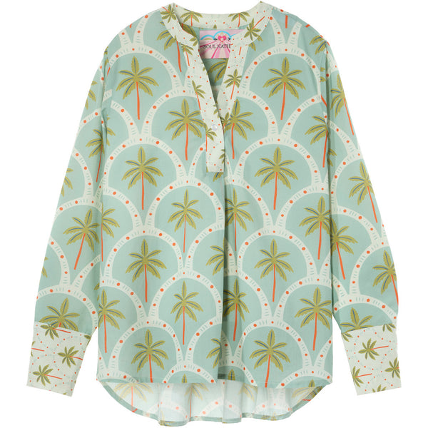 Soul Kathrine AVA GREEN PALM Blouses