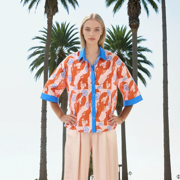 Soul Kathrine COCO RED LOBSTER Blouses