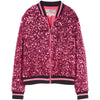 Soul Kathrine LOU BOMBER SPARKLE Glitter Pink Jackets Glitter Pink