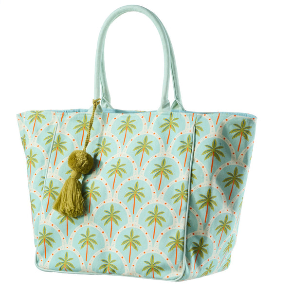 Soul Kathrine Shopper Green Palm Shoppers