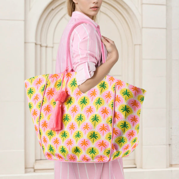 Soul Kathrine Shopper Orange Palm Shoppers