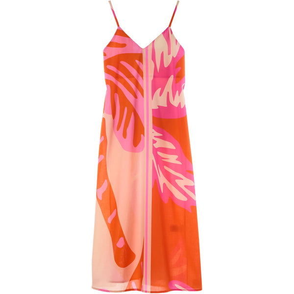 Soul Kathrine VELVET RED PALM Dresses